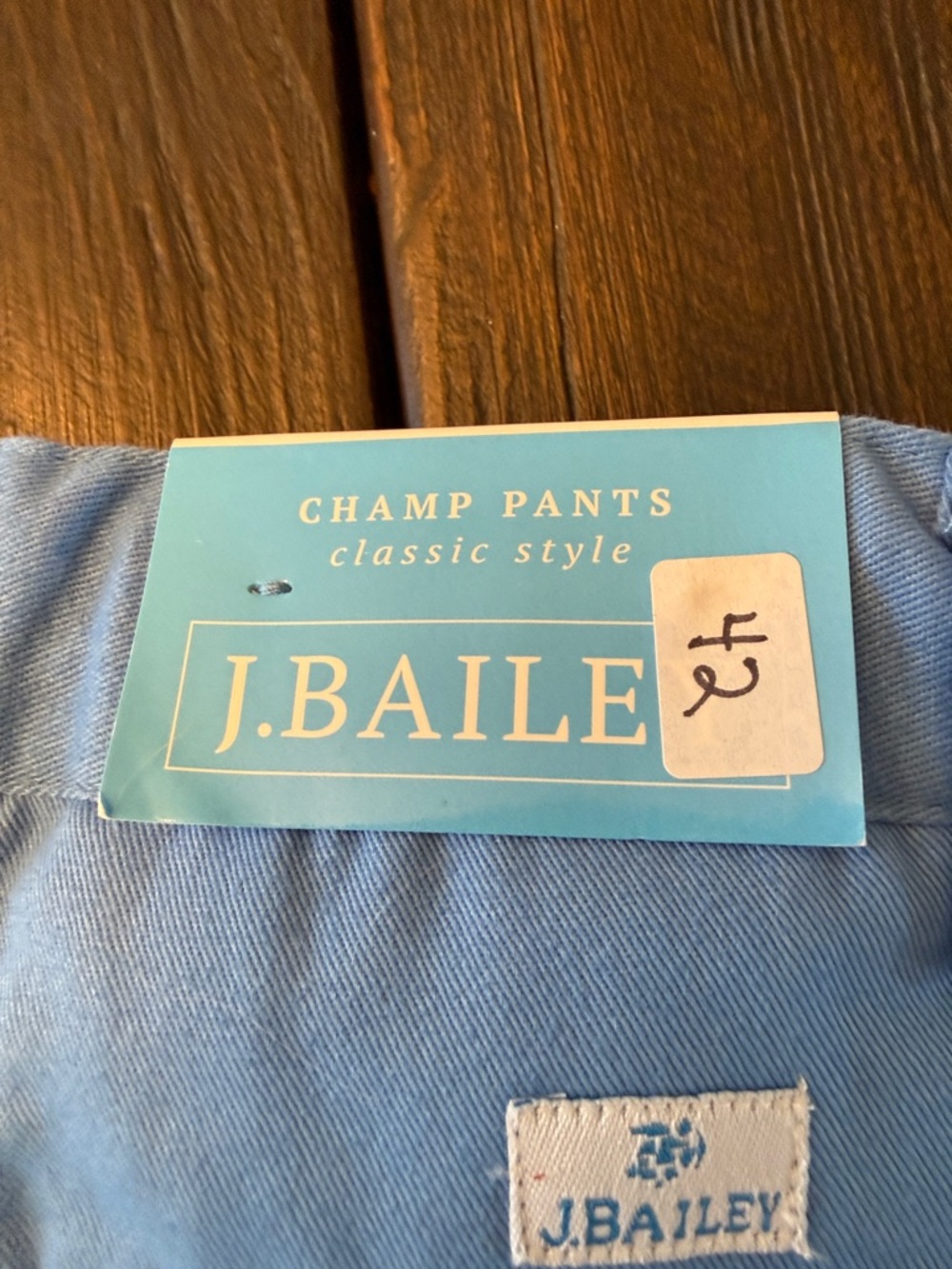 J.Bailey Kids Light Blue Champ Pants - Casual Bottoms